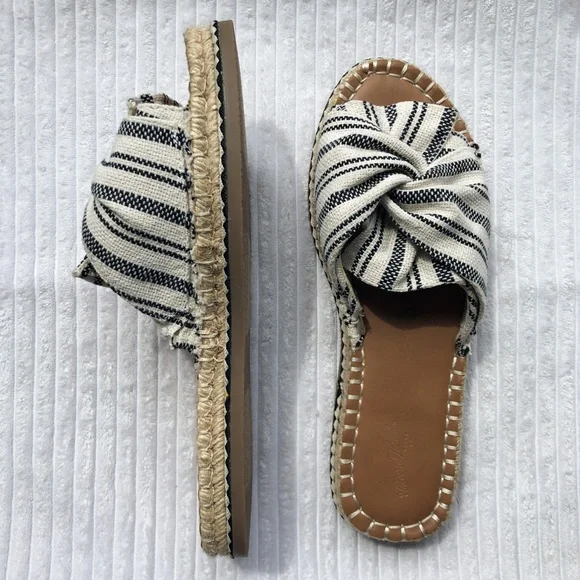 NWOT – Universal Thread Lila Knotted Espadrille Slide Sandals. Size 7.5 - Picture 5 of 8
